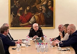 Reunión mantenida en la Diócesis de Jaén.