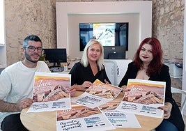 Sebas Miranda, María Espejo y Helena Arjona.