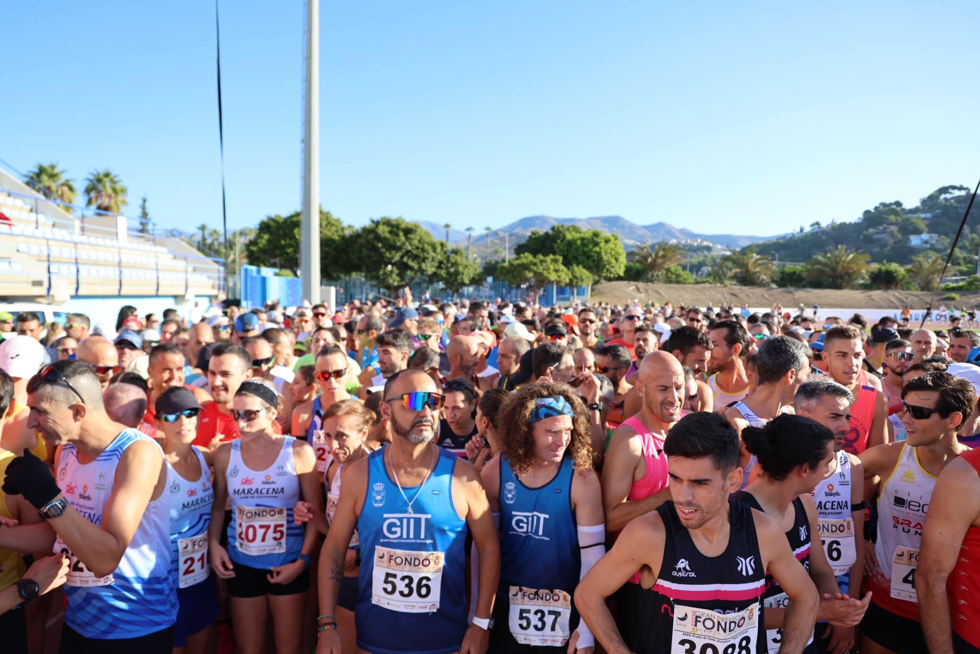 Salida de la prueba en la edición anterior de la prueba sexitana.