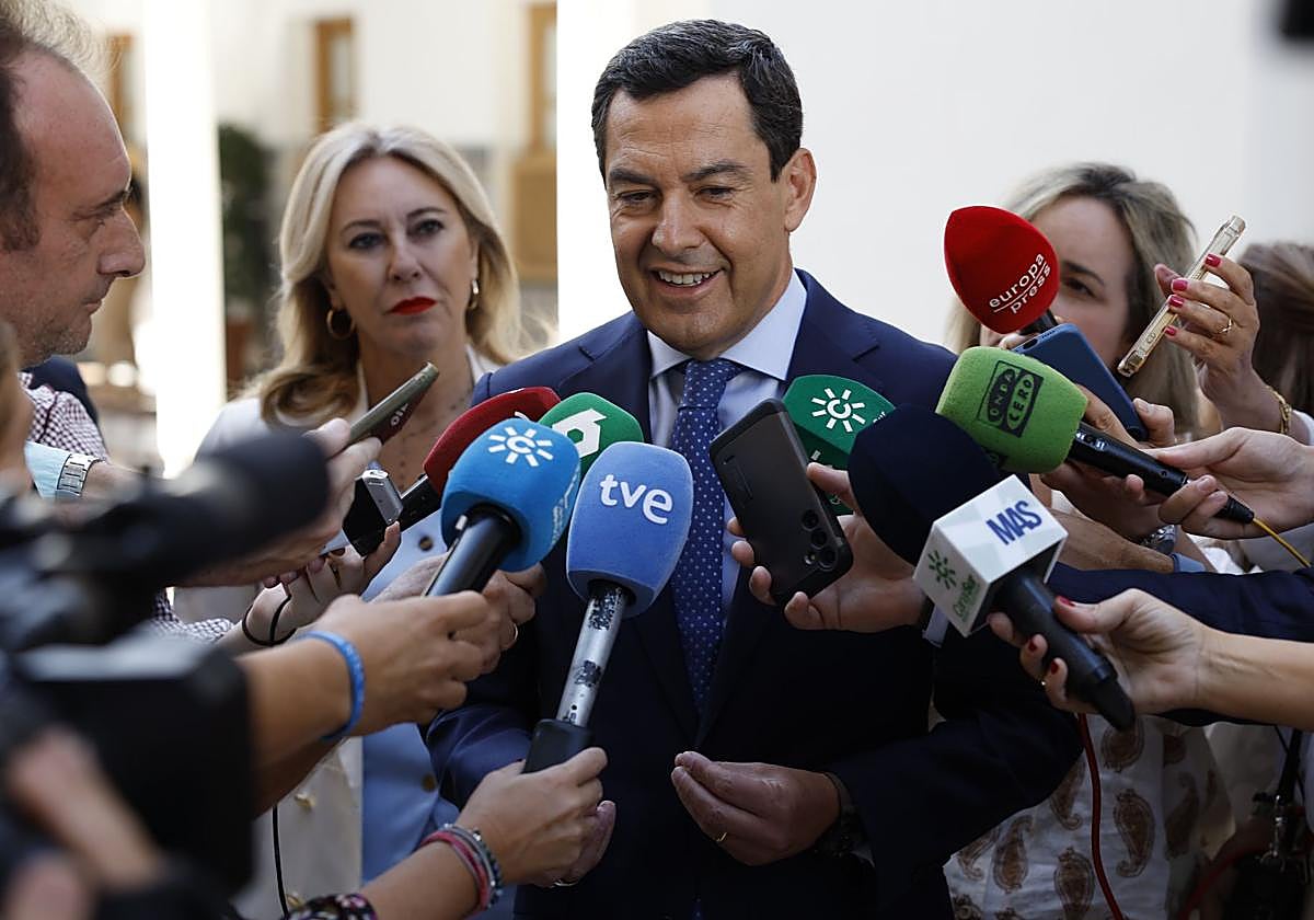 El presidente de la Junta, Juanma Moreno.