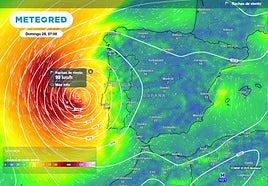 El hurac´an Gabrielle llegará a Andalucía como ciclón postropical