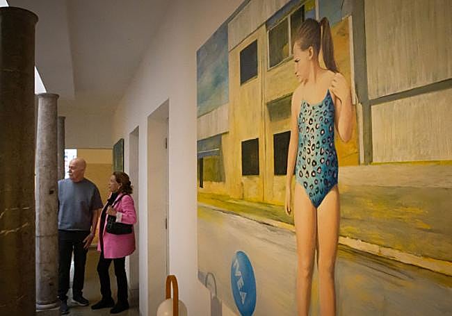 La galería se distribuye en las cinco plantas del edificio diseñado por Álvaro Siza.