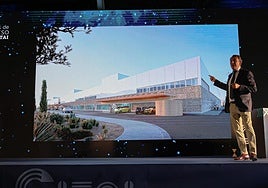 Sergio González, gerente de la Citai, presenta del nuevo centro de datos de Escúzar