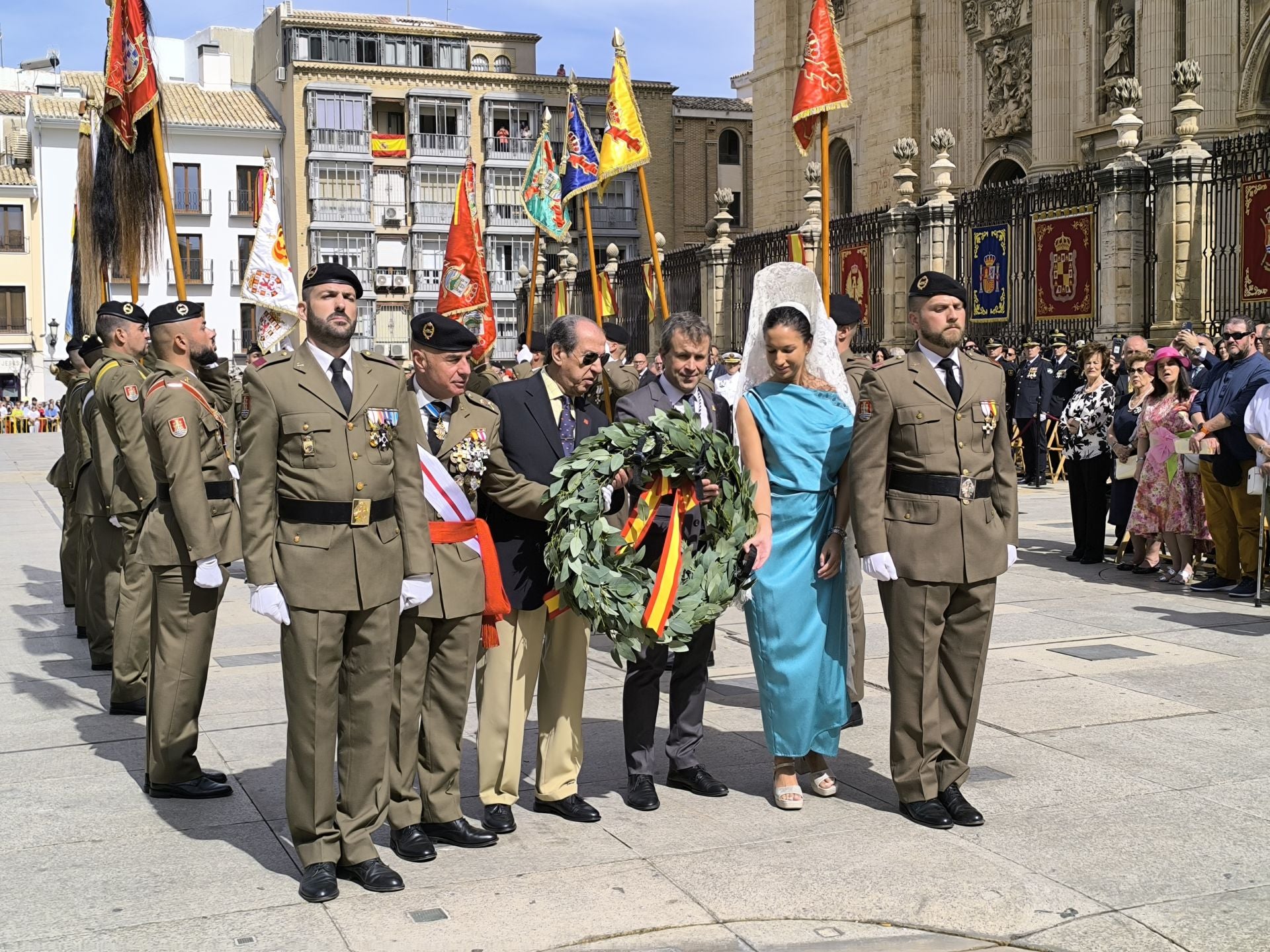 Las imágenes de los 450 civiles que juran bandera en Jaén
