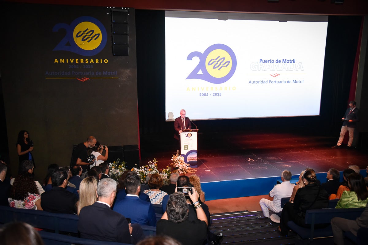 La gala del 20º aniversario de la Autoridad Portuaria de Motril, en imágenes