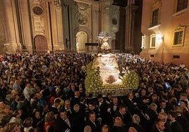 Procesión de la Virgen de las Angustias.