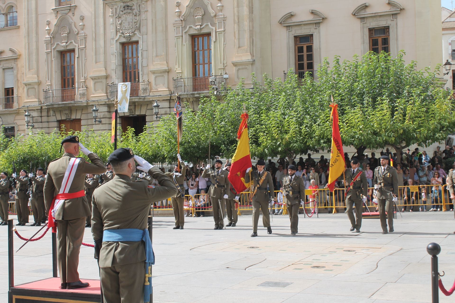 Las imágenes de los 450 civiles que juran bandera en Jaén