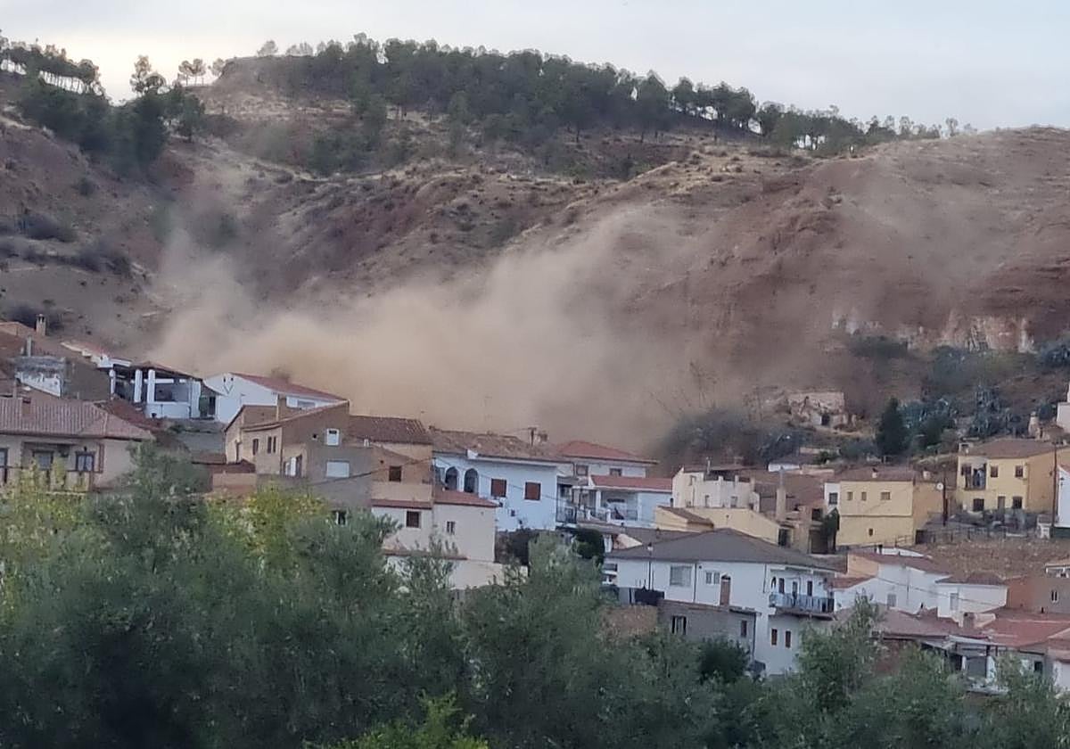 Desprendimiento en Beas de Guadix.