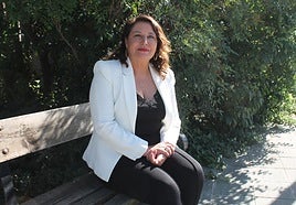 La eurodiputada Carmen Crespo posa antes de la entrevista.