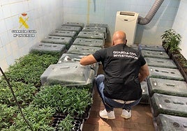 Operación antidrdoga en Valderrubioi