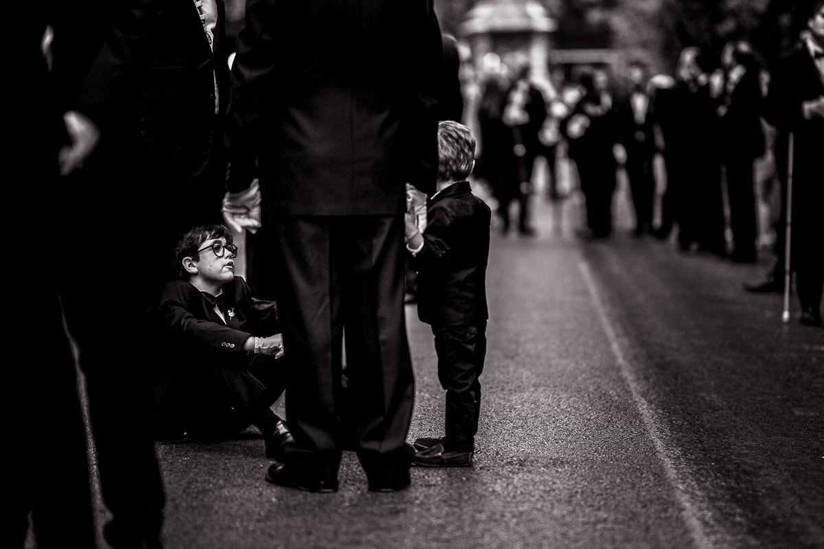 Las imágenes más íntimas de la procesión de la Virgen de las Angustias