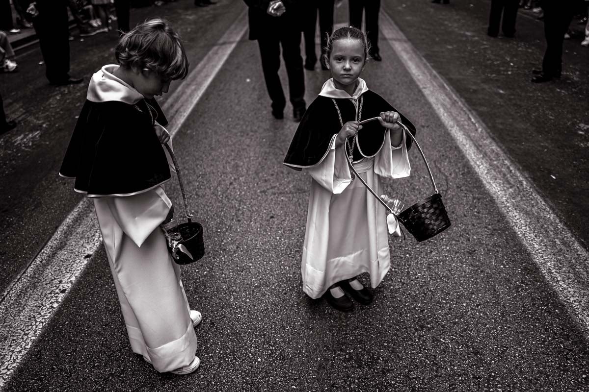 Las imágenes más íntimas de la procesión de la Virgen de las Angustias