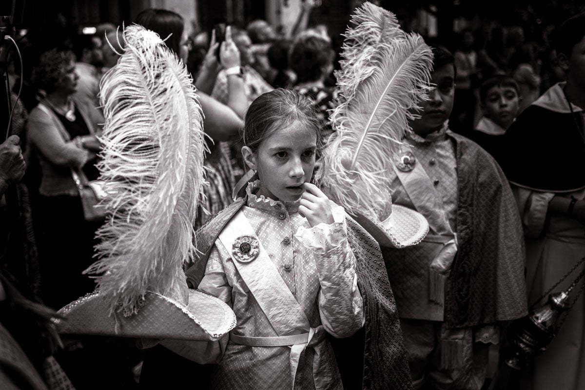 Las imágenes más íntimas de la procesión de la Virgen de las Angustias