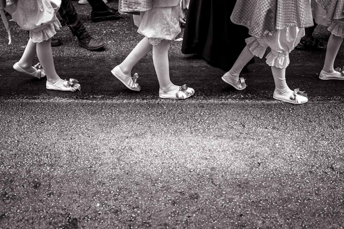 Las imágenes más íntimas de la procesión de la Virgen de las Angustias