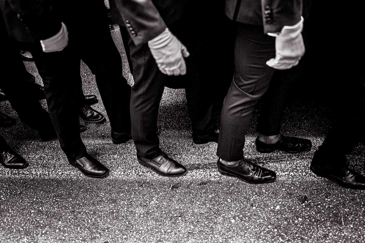 Las imágenes más íntimas de la procesión de la Virgen de las Angustias
