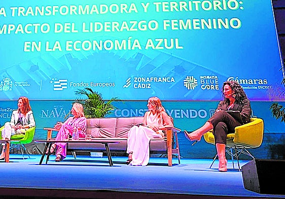 Vázquez defiende el potencial de Almería en el Foro Blue Women sobre economía azul