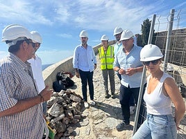 Almuñécar acomete una intervención urgente en la muralla este del Castillo de San Miguel