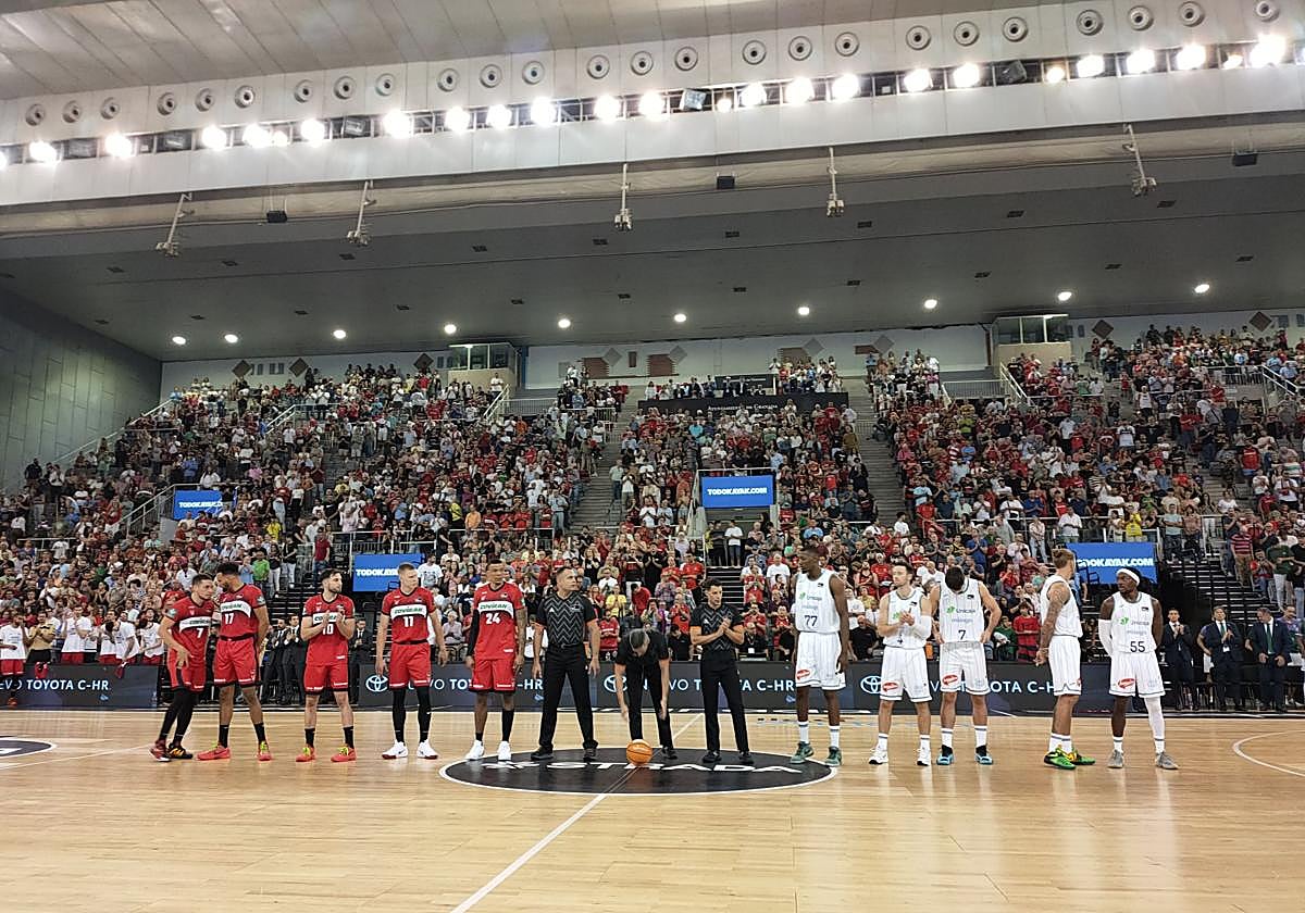 Un partido del Covirán Granada en el Palacio de Deportes.