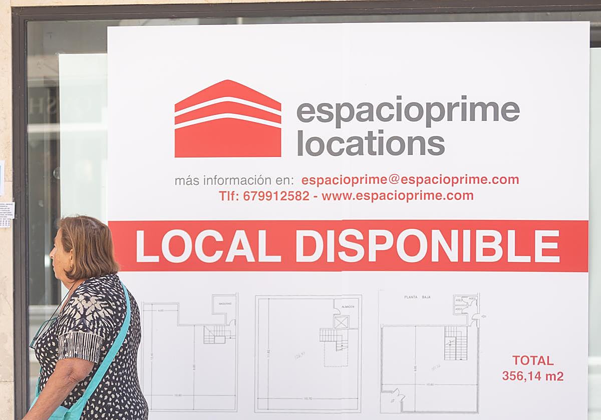 Un local disponible en la calle Mesones.