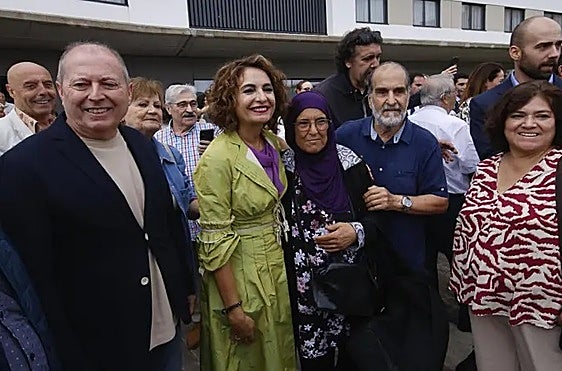 La vicepresidenta del Gobierno y ministra de Hacienda, María Jesús Montero, este lunes en Córdoba