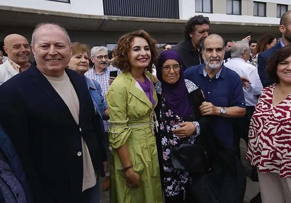 La vicepresidenta del Gobierno y ministra de Hacienda, María Jesús Montero, este lunes en Córdoba