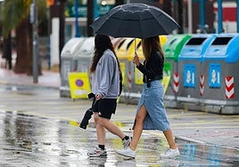 Avisos activados por fuertes lluvias en Andalucía