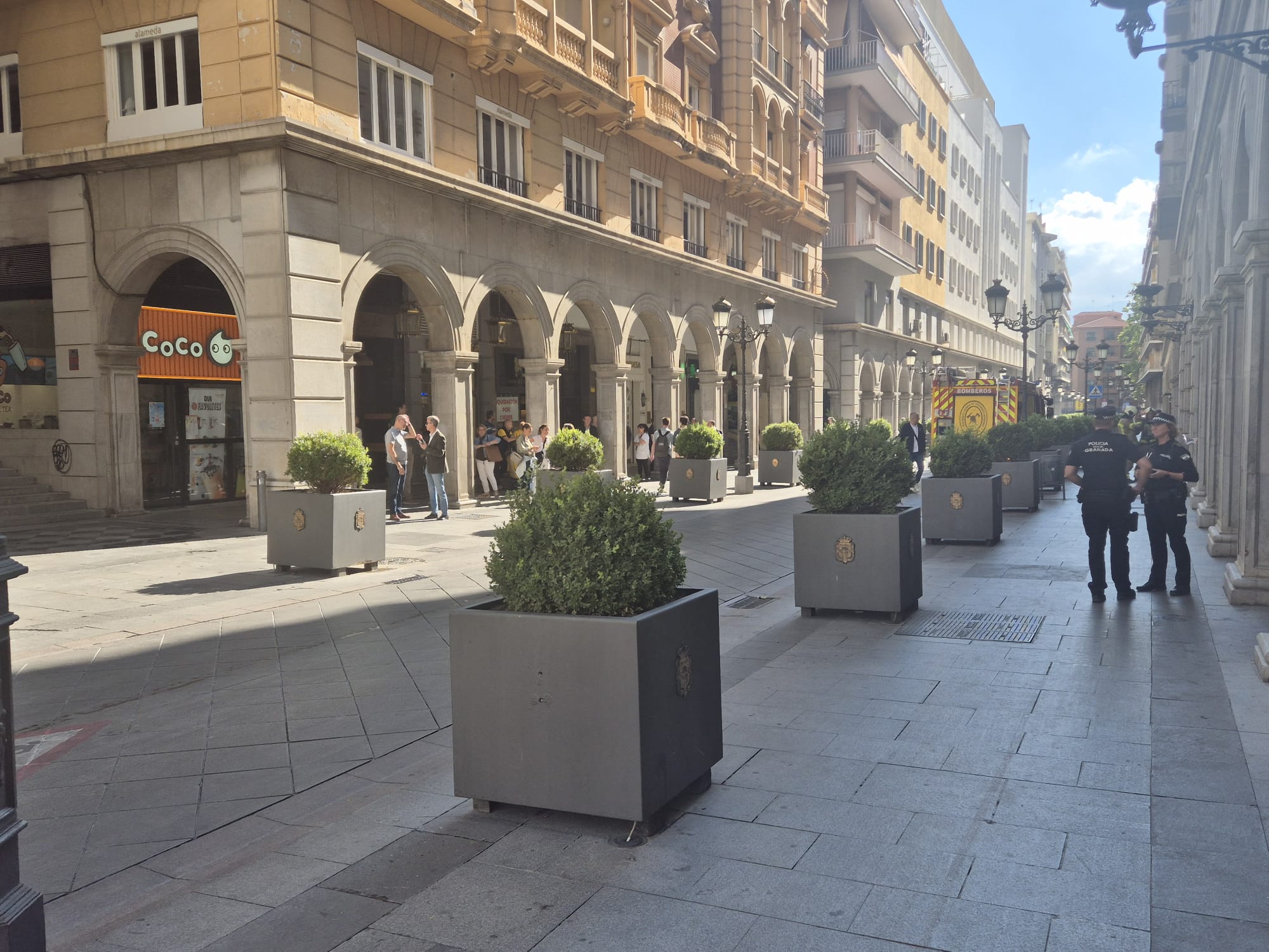 El incendio en el edificio de Correos, en imágenes