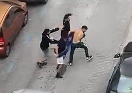 Nueva pelea en el centro de Loja