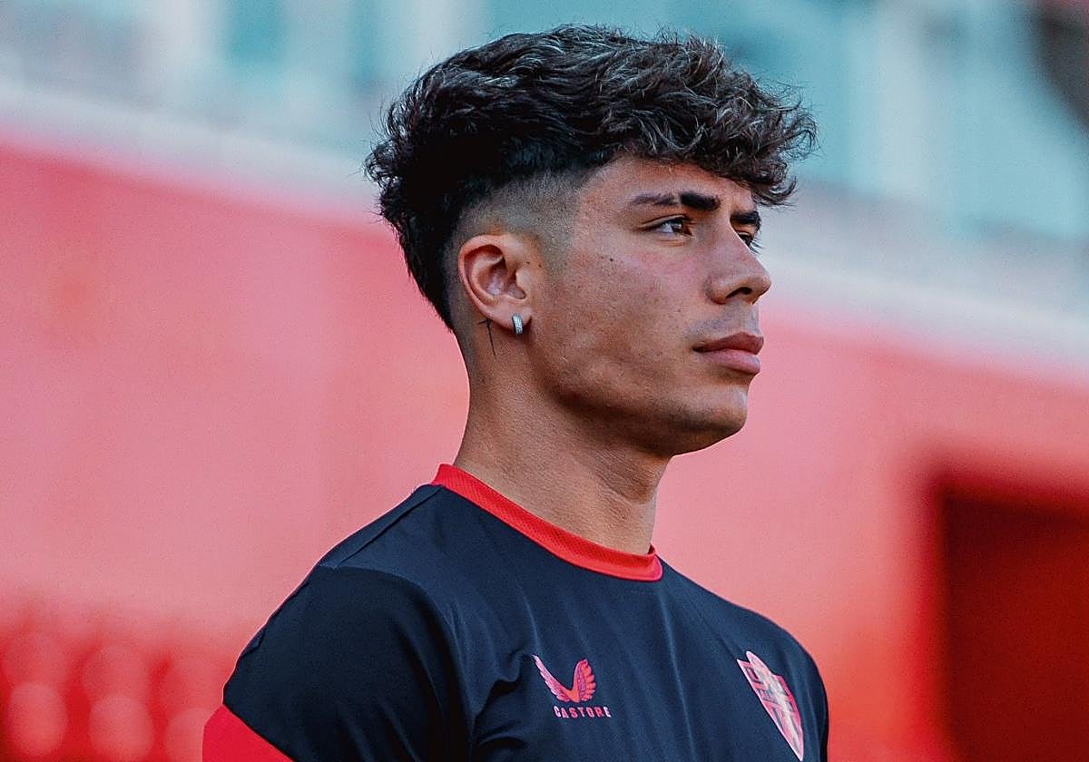 Nico Melamed en el UD Almería Stadium