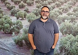 Francisco Elvira en la sede de COAG Jaén.