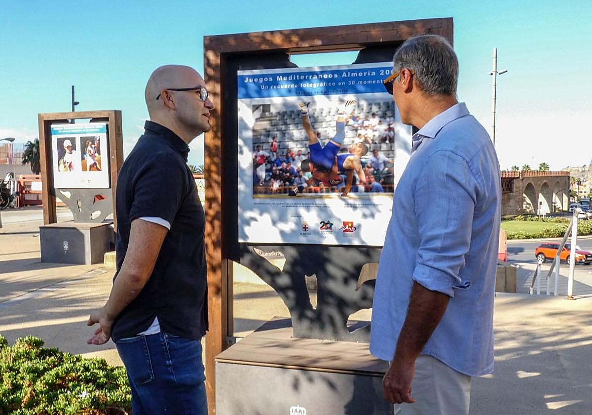 Carlos Barba expone el legado fotográfico de los Juegos Mediterráneos en el Parque de la Estación