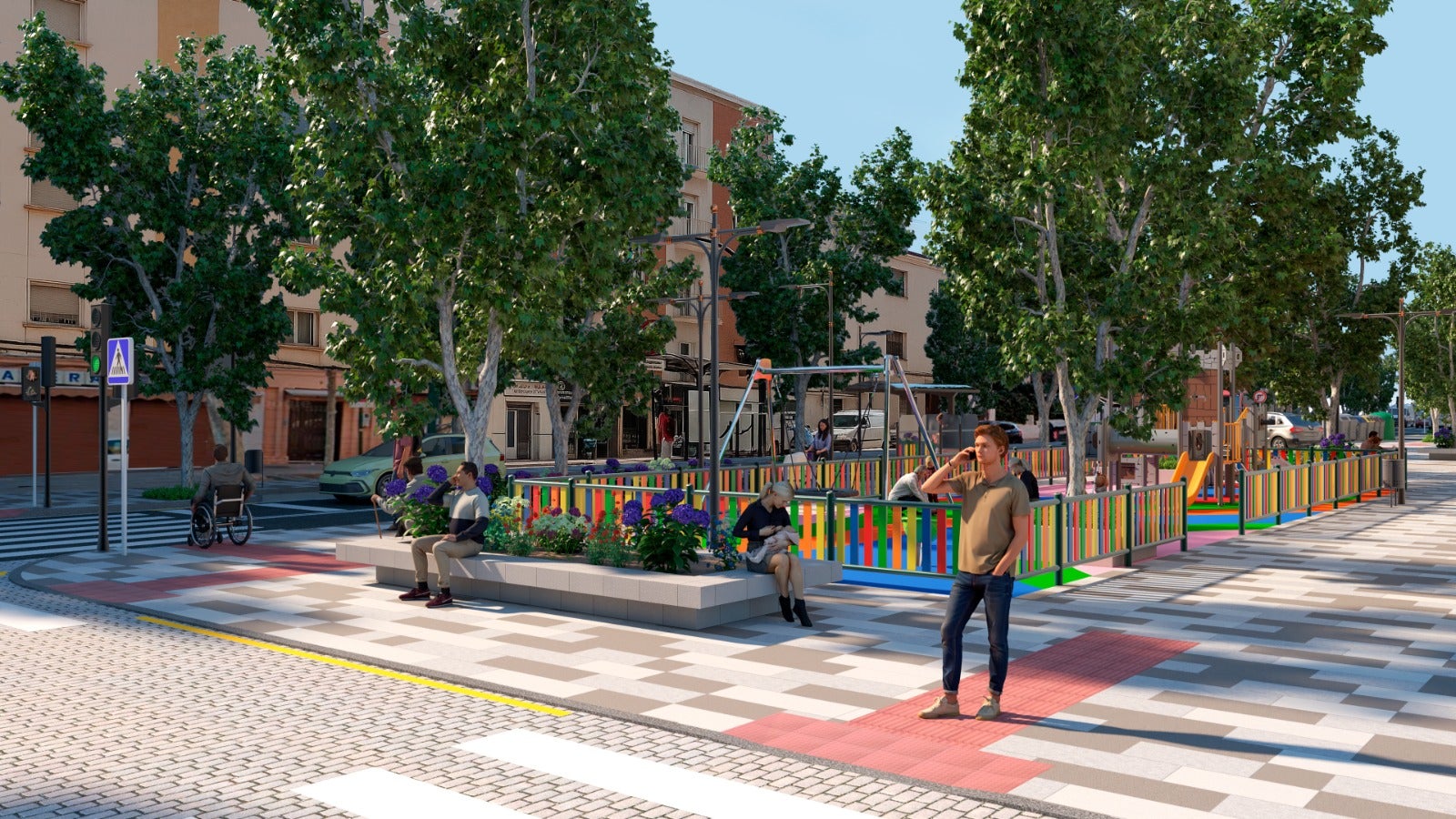 Así va a quedar la Avenida Cervantes tras las obras de remodelación