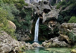 Cascada de la Calavera, en la ruta del río Borosa.