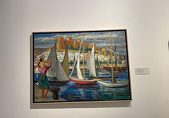 Uno de los cuadros expuestos en el museo Doña Pakyta.