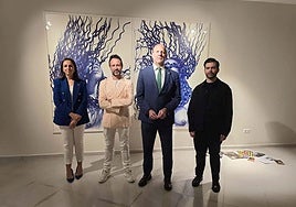 Marta Torres, Juan Francisco Casas, Nicolás Ruiz e Ismael Amaro.