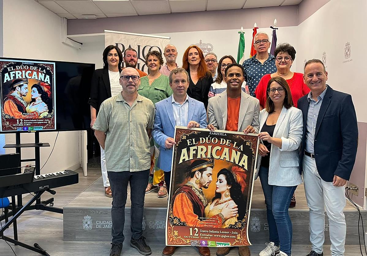 Presentación de la zarzuela 'El dúo de la africana'.