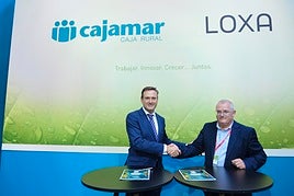 Firma del convenio San Isidro de Loja.