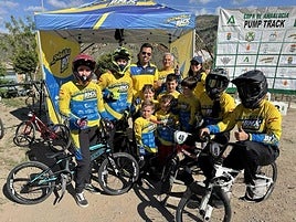 Cuatro campeones andaluces para el BMX Show Time de Almuñécar en la Copa Pump Track 2025