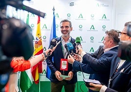 Fernández-Pacheco, en una atención a medios en Fruit Attraction.