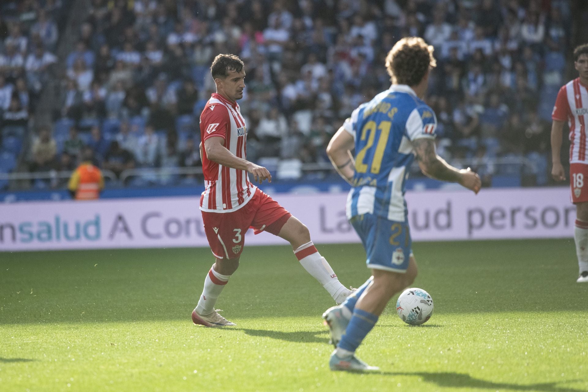 Cabeza y corazón en Riazor