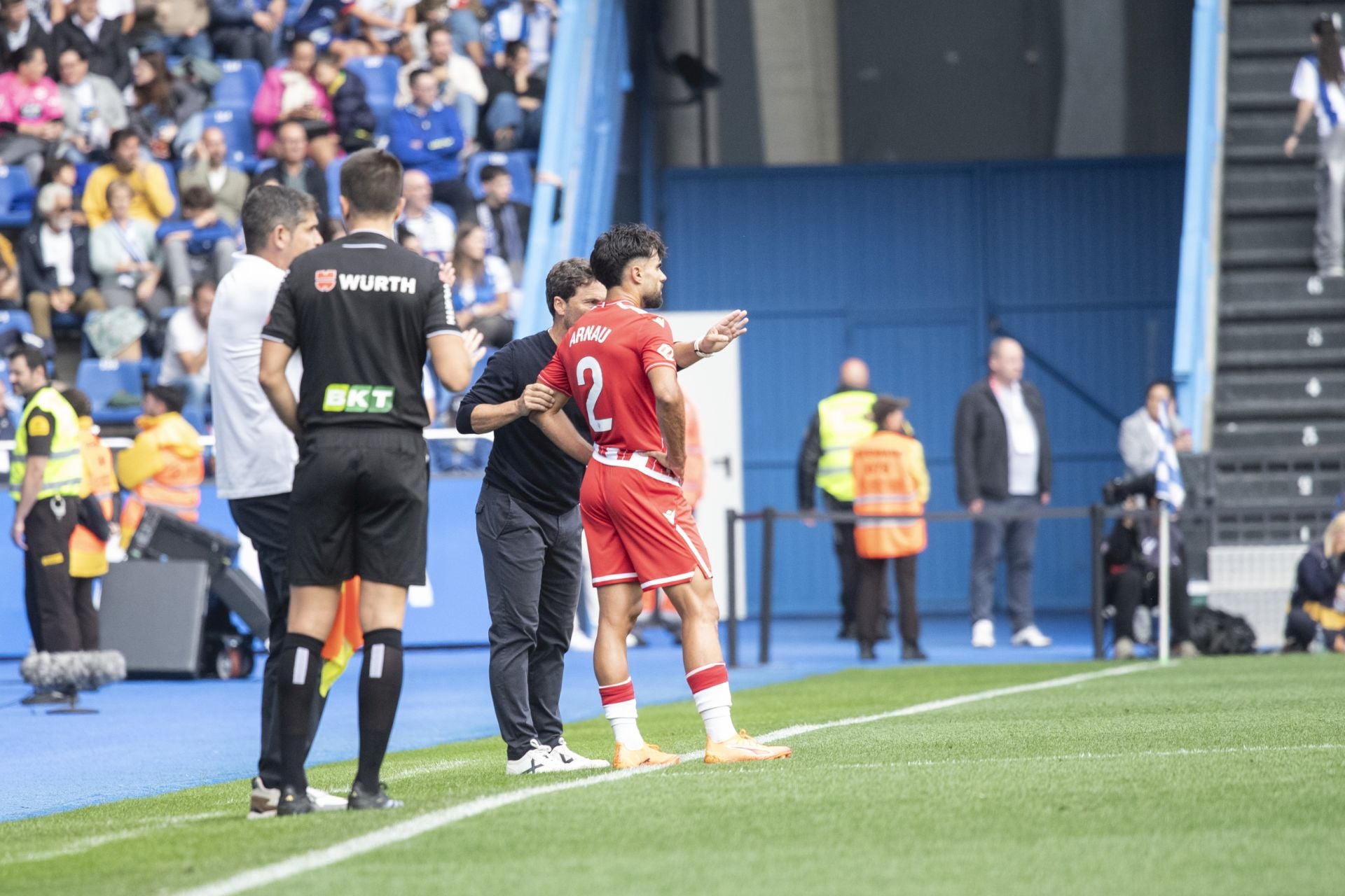 Cabeza y corazón en Riazor
