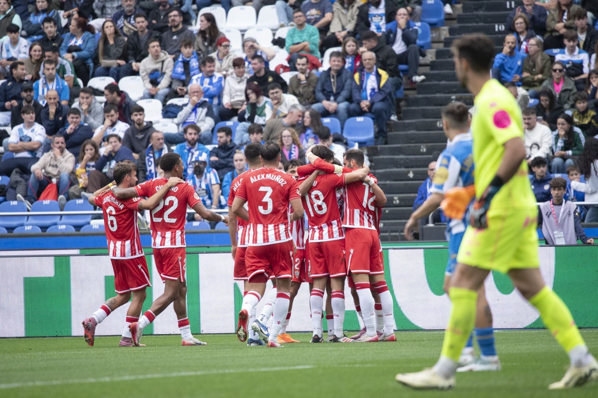 Cabeza y corazón en Riazor