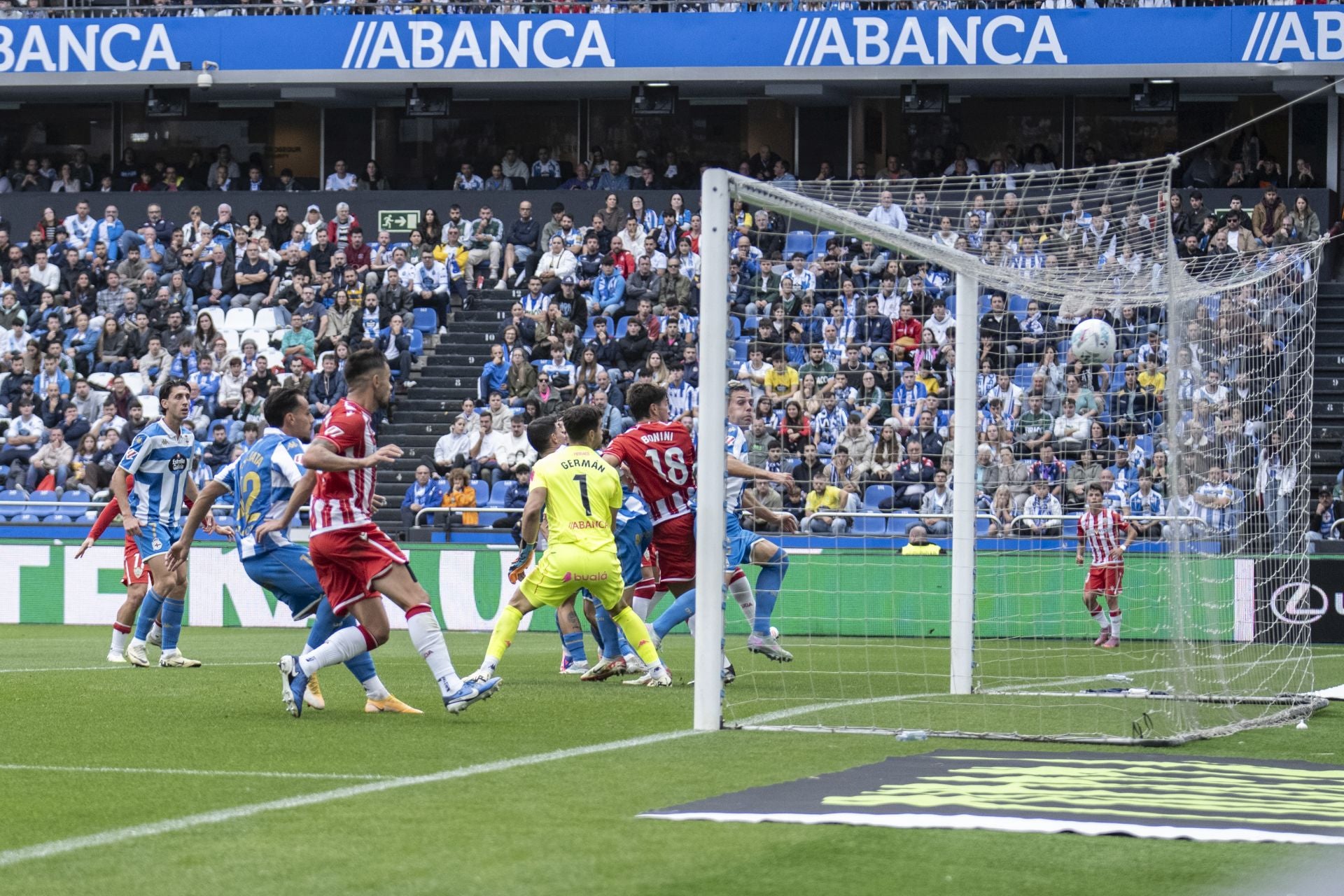 Cabeza y corazón en Riazor