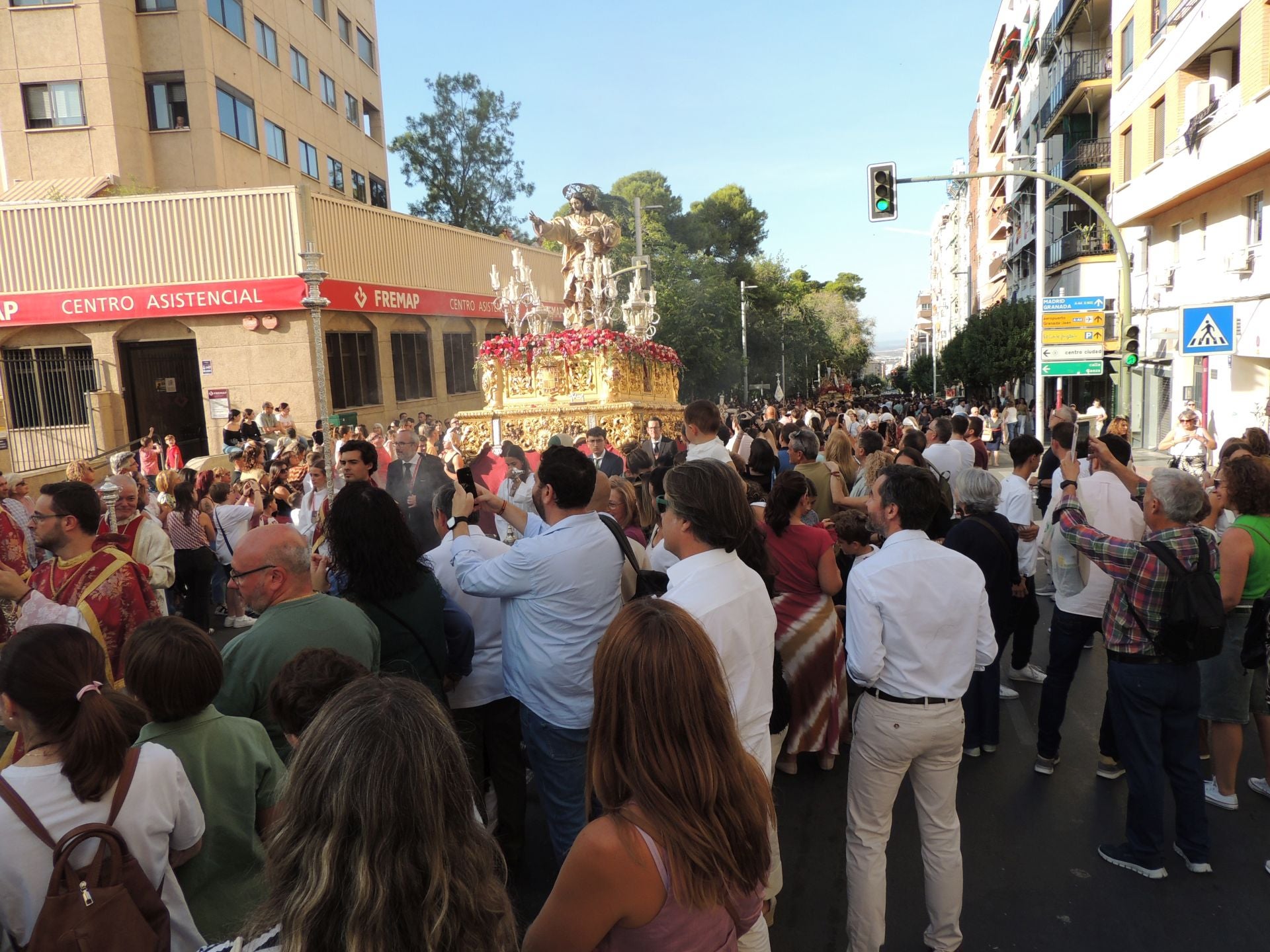 Las imágenes de los cristos y vírgenes que han participado en la Magna de Jaén