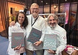 Tony García junto a Frank Fol y Carito Lourenço