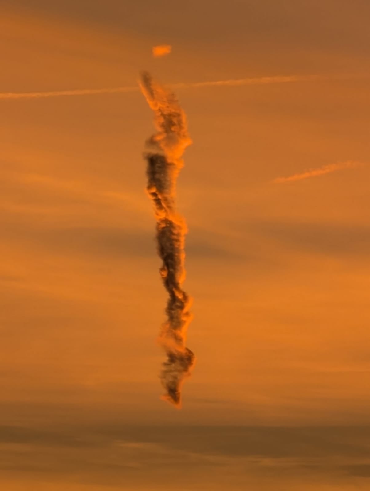 La extraña nube que se pudo ver en el cielo de Granada