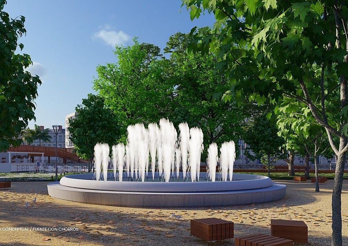 Imagen secundaria 1 - Recreación del futuro Parque del agua de Almuñécar.