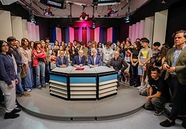 Inauguración del aula Andalucía Directo en la Facultad de Comunicación.