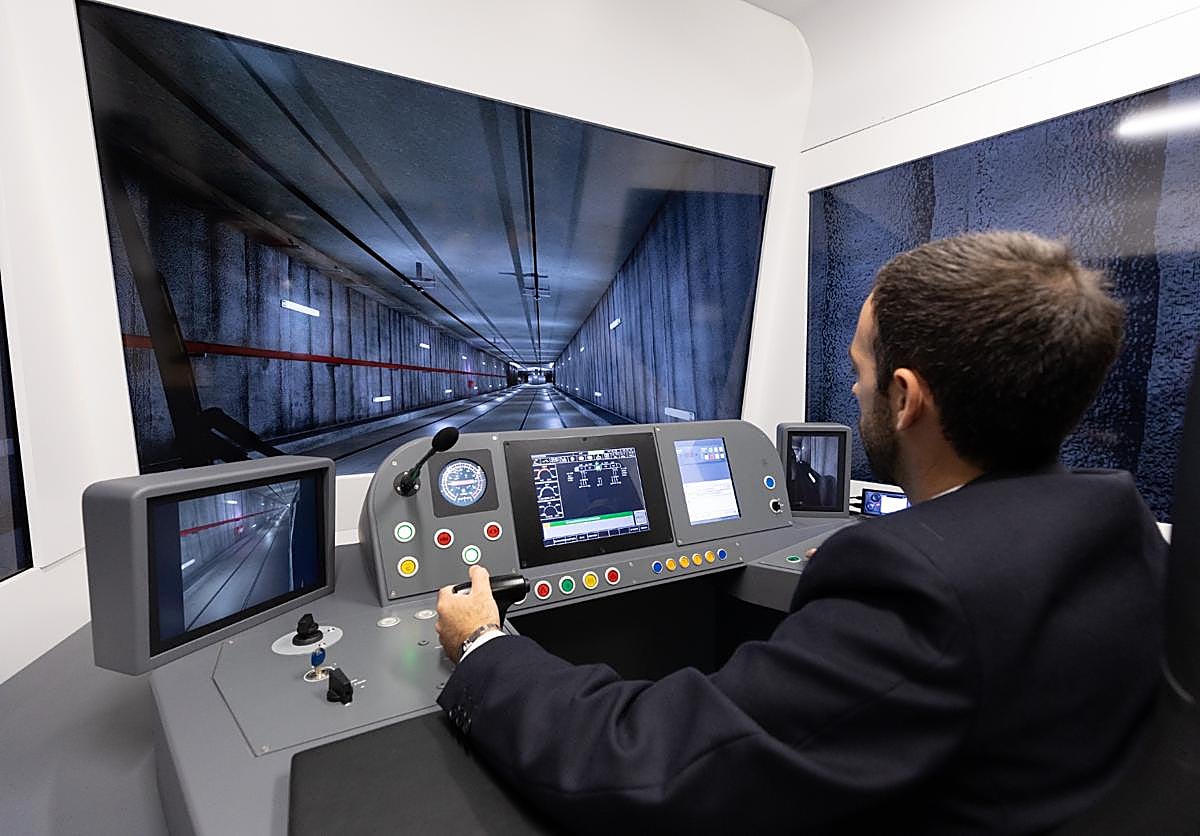Un nuevo simulador del metro de Granada pondrá a los conductores en situaciones de nieve o accidentes