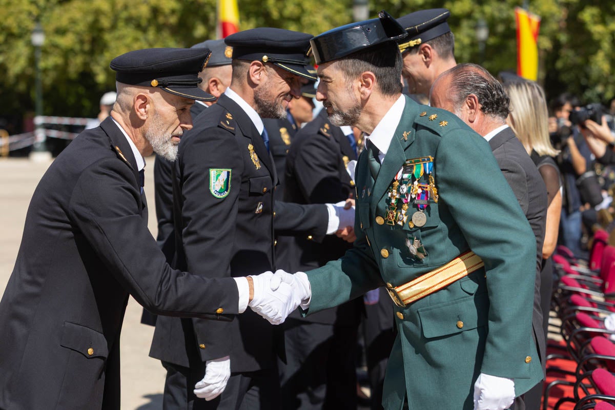 Las imágenes de la celebración del Patrón de la Policía en Granada